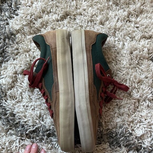 Arbor Men's Brown and Green Casual Sneakers - Picture 3 of 7